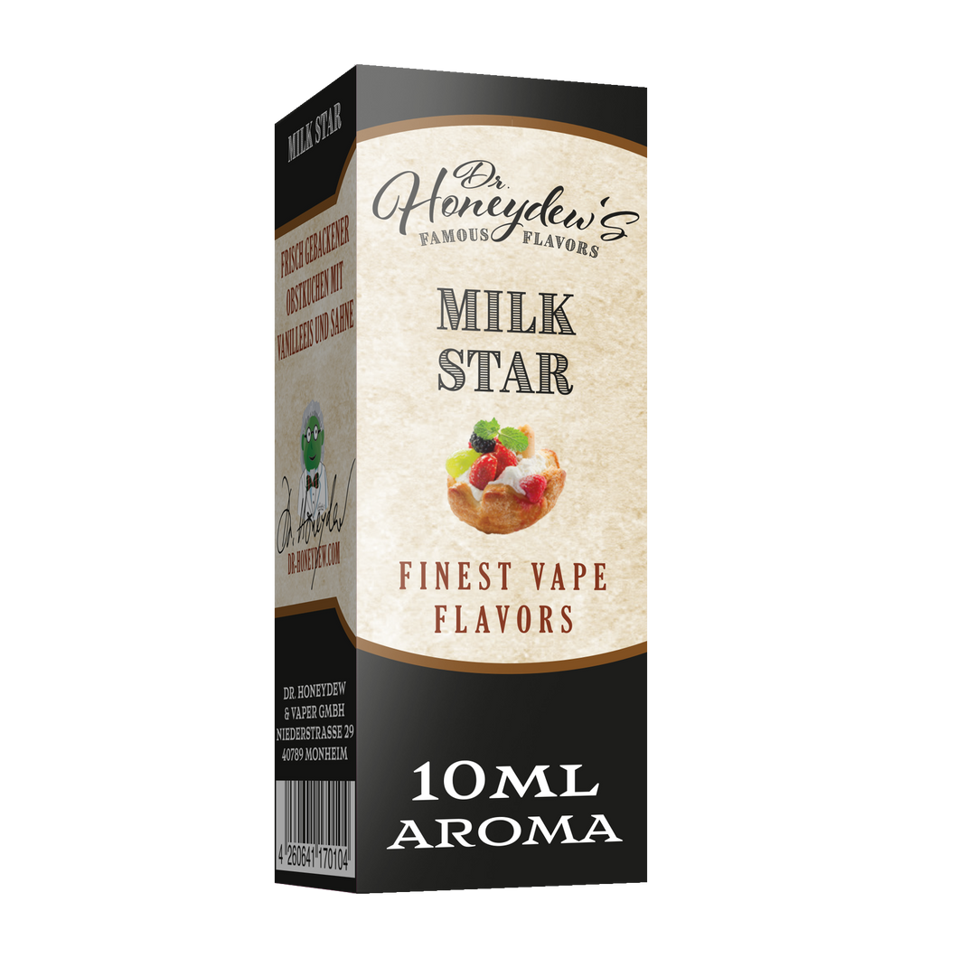 Dr. Honeydew Milk Star - Aroma von fruchtigen Obstkuchen mit Vanilleeis und Sahne