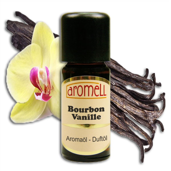 aromell Bourbon Vanille - Duftoel (Aromaöl) für Duftlampen, Duftkerzen und mehr