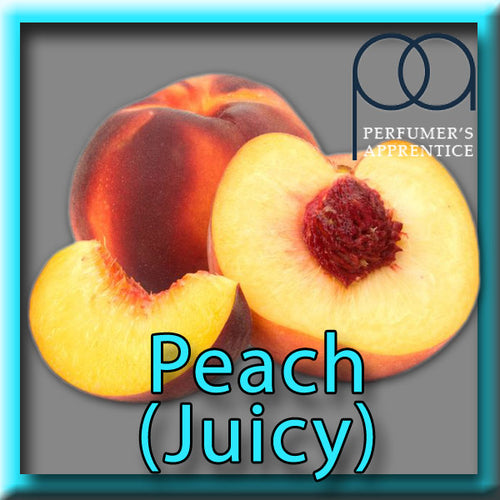 Das Aroma von fruchtigen Pfirsichen stellt TPA mit seinen Aroma Juicy Peach zur verfügung.