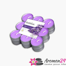 Lade das Bild in den Galerie-Viewer, Duft-Teelichter True Scents - Standard 18 Stk. in 6 Düften 4h / 39mm