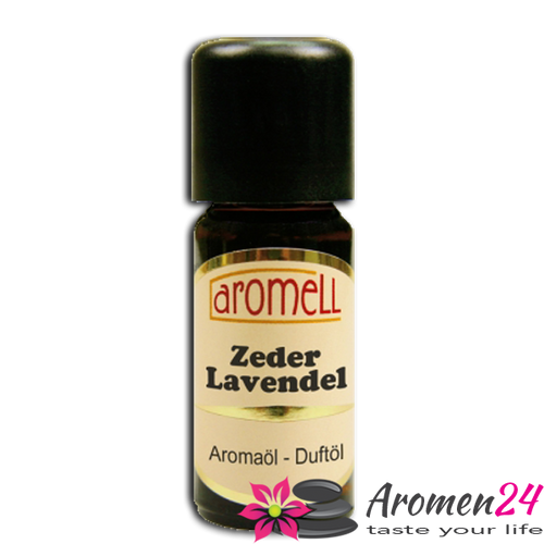 10ml Duftöl (Duftaromaöl) Zeder-Lavendel - Eine perfekte Kombination zweier Duftaromen, das blumig-frische Aroma von Lavendel kombiniert mit der holzig-würzigen Note des Zedernholz. 