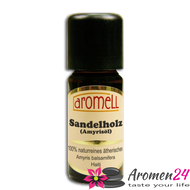 Ätherisches Sandelholzoel - 100% naturreines Sandelholzoel für Aromatherapie, Massagen, Hautcremes und Lotions